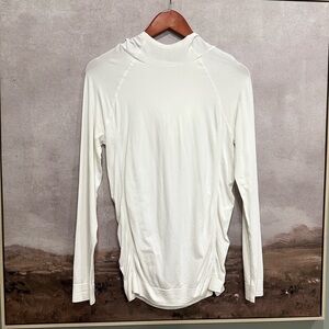 Fabletics White stretchy hoodie